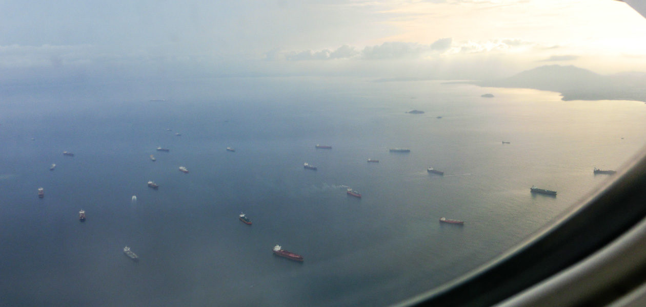 Im Landeanflug auf Panama