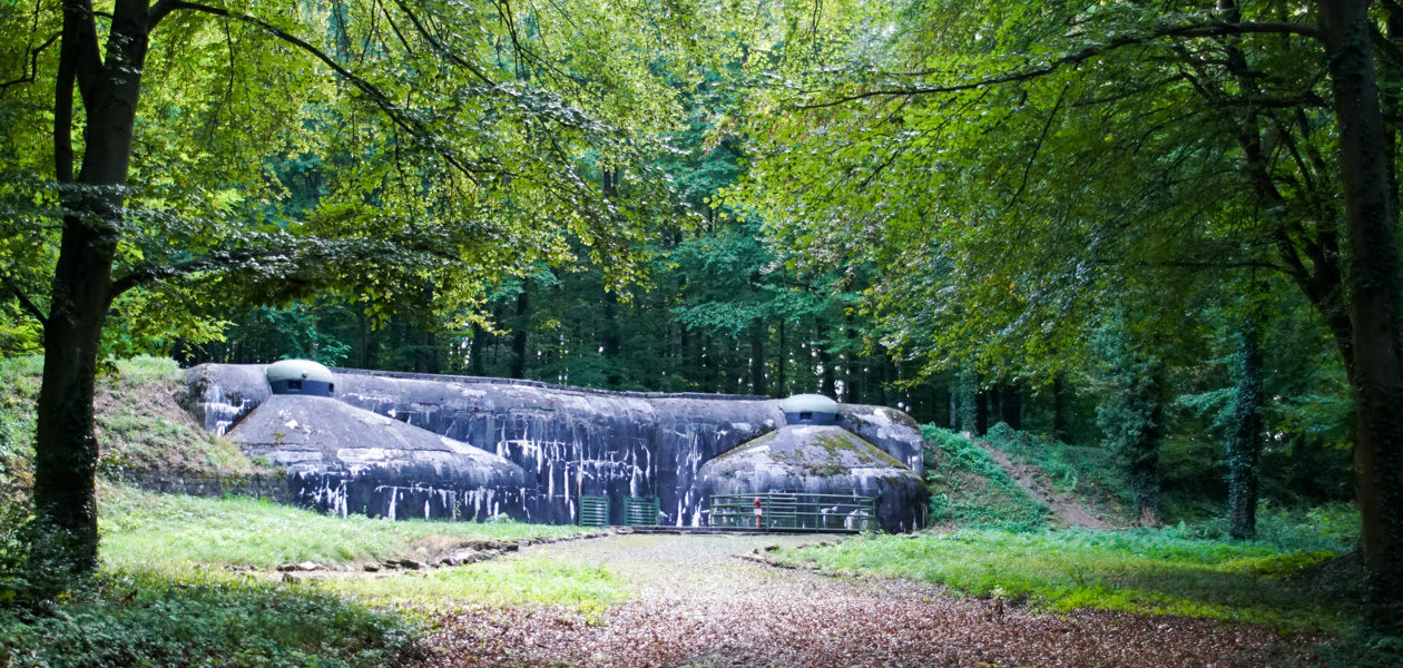 Der ehemalige Mannsschaftseingang der Bunkeranlage Schoenenbourg